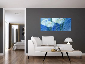 Kép - fehér tulipán (120x50 cm)