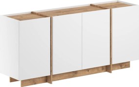 Dorma Komód/ konzolasztal 180 cm – Atlantic Pine / Fehér