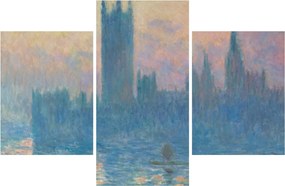 Kép - Claude Monet, The Houses of Parliament, Sunset, reprodukciók (90x60 cm)