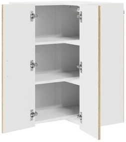 Fali konyhaszekrény Sonoma tölgy 57 x 57 x 80 cm Faanyag