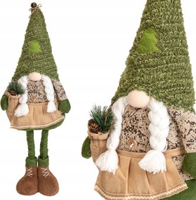 Manó Lány Karácsonyi Erdei Törpe dekoráció Jumi