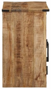 tömör mangófa tálalószekrény 2 fiókkal 55 x 35 x 60 cm