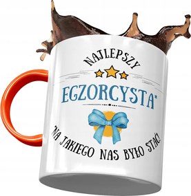 Narancssárga bögre az ördögűzőnek A legjobb fényképes nyomtatással