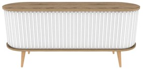 TV szekrény Stor - Oud Oak, White