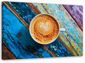 Gario Vászonkép Kávé színes fára Méret: 60 x 40 cm