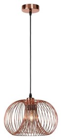 Lucide 02400/30/17 - Függeszték VINTI 1xE27/60W/230V réz