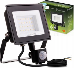 Halogén Led Fényvető 30W Kültéri Lámpa Mozgásérzékelővel Garázsba