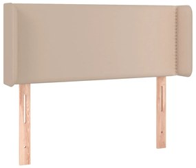 fekete műbőr LED-es fejtámla 83x16x78/88 cm