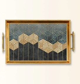 Üveg tálca, 38×24 cm – TPEA9845