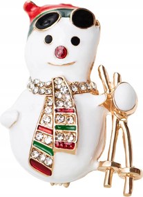 Hóember bross karácsonyi ajándék karácsonyra