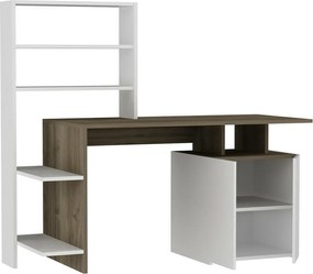 Melis Walnut and White íróasztal