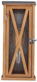 ELSTEAD FE-LUMIERE-S1OAK LUMIERE Klasszikus Kültéri Fali Lámpa Tölgy, Ezüst E27 IP44