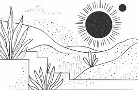 Poszter 60x40cm Lineáris Tájkép