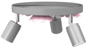 Spotlámpa FLOWER 3xGU10/8W/230V matt króm