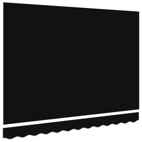 Napellenző Csere Szövet 3.5x2 m Vázhoz - Fekete