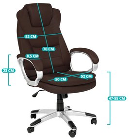 RELAX főnöki forgószék választható színben-barna
