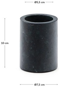 Sötétzöld márvány fogkefetartó pohár Elenei – Kave Home
