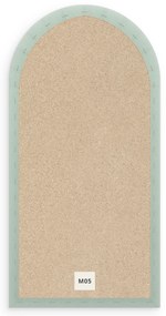 Bársony kárpitozott panel - Íves - 30x60cm Szín: Krém