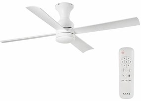 FARO 33756 - LED Mennyezeti ventilátor FRASER LED/16W/230V fehér á.120 cm + távirányítás