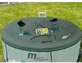 MSpa szaunatakaró kerek, 6 tengelyes (4 lyukú)