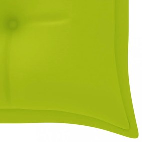 élénkzöld oxford szövet kerti padpárna 150 x 50 x 7 cm