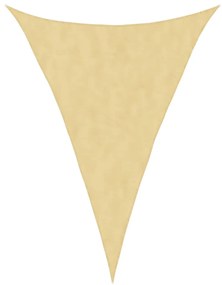 homokszínű 100% poliészter oxford szövet napvitorla 5 x 7 x 7 m