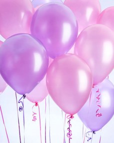 Poszter 40x50cm Rózsaszín lufik, Assaf Frank