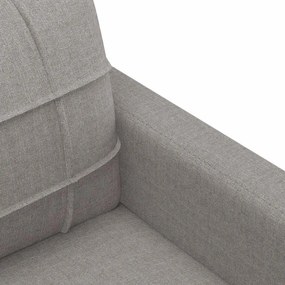 vidaXL kétszemélyes fekete szövetkanapé 120 cm