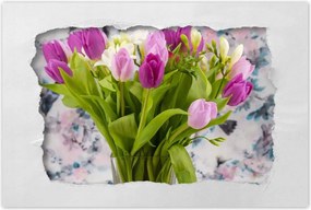 Poszterek 60x40 Tulipán csokor Virágok