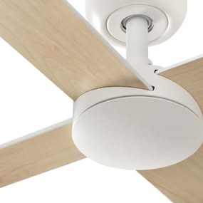 FARO 34355WT - Mennyezeti ventilátor RUDDER L fehér/bézs átm. 132 cm WT + távirányító