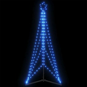 kék LED karácsonyfa 363 LED 182 cm