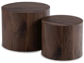 Dohányzóasztal szett Dió Színben. LEILA