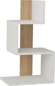 Rosie dohányzóasztal, fehér-tölgy, 42 cm