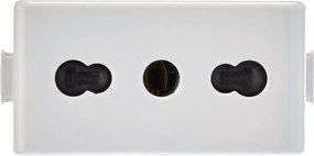 Bticino bypass aljzat Bticino SAM5180F 250V, fehér, 2 db sw178