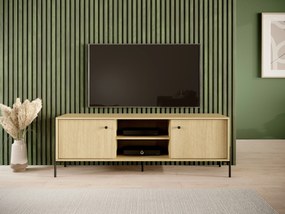 TV asztal/szekrény Scandia 153 2D (scandi tölgy  + scandi fenyő). Akció -15%. 1071390