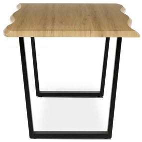 Étkezőasztal 180×90 cm, MDF, Vad Tölgy. HT-F4218 OAK