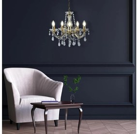 Searchlight 699-5 - Csillár láncon MARIE 5xE14/40W/230V