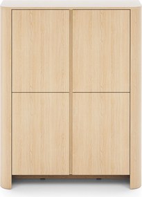Sorrenti magas komód 103 cm – vicenza tölgy