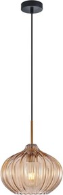 Italux Pansol PND-2940-1S-BRO-AMB Függőlámpa 1x40W/E27 IP20