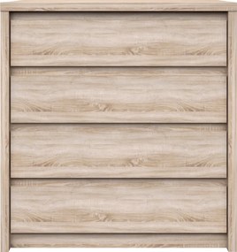 Komód 4S, sonoma tölgy, NORTY TYP 21