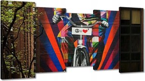 Festmények 150x80 Albert Einstein Graffiti