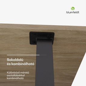 Blumfeldt Bearsdon asztallap 140 x 80 cm konyhába és étkezőbe, Robusztus rétegelt fa