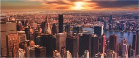 Kép - kilátás a metropoliszra (120x50 cm)