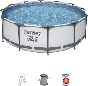 BESTWAY Steel Pro MAX Set medence D3,66m x 100cm (56418)