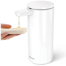 Fehér automata fém szappanadagoló 414 ml – simplehuman