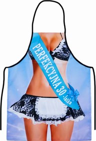 Vicces kötény 30. születésnapra, ajándék főnökasszonynak, nagynéninek, neki