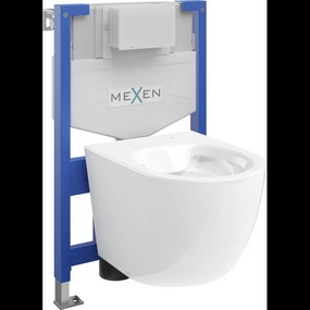 Mexen beépíthető Felix XS-F WC váz WC csészével Lena, Fehér - 6803322XX00