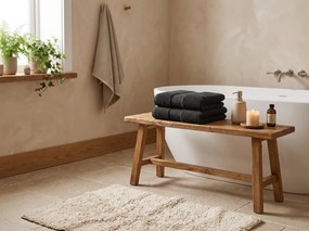 Fürdőlepedő EMBORIA 70x140 cm fekete, 100% pamut