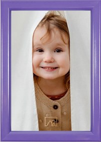 Képkeret keskeny 13x18 lila