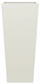 vidaXL 2 db fehér acél kerti növénytartó 35 x 35 x 75 cm